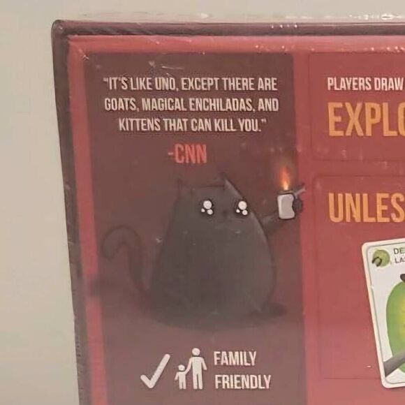 Exploding Kittens Card Game Original Edition Party Game Sealed Family Night - Picture 5 of 5
